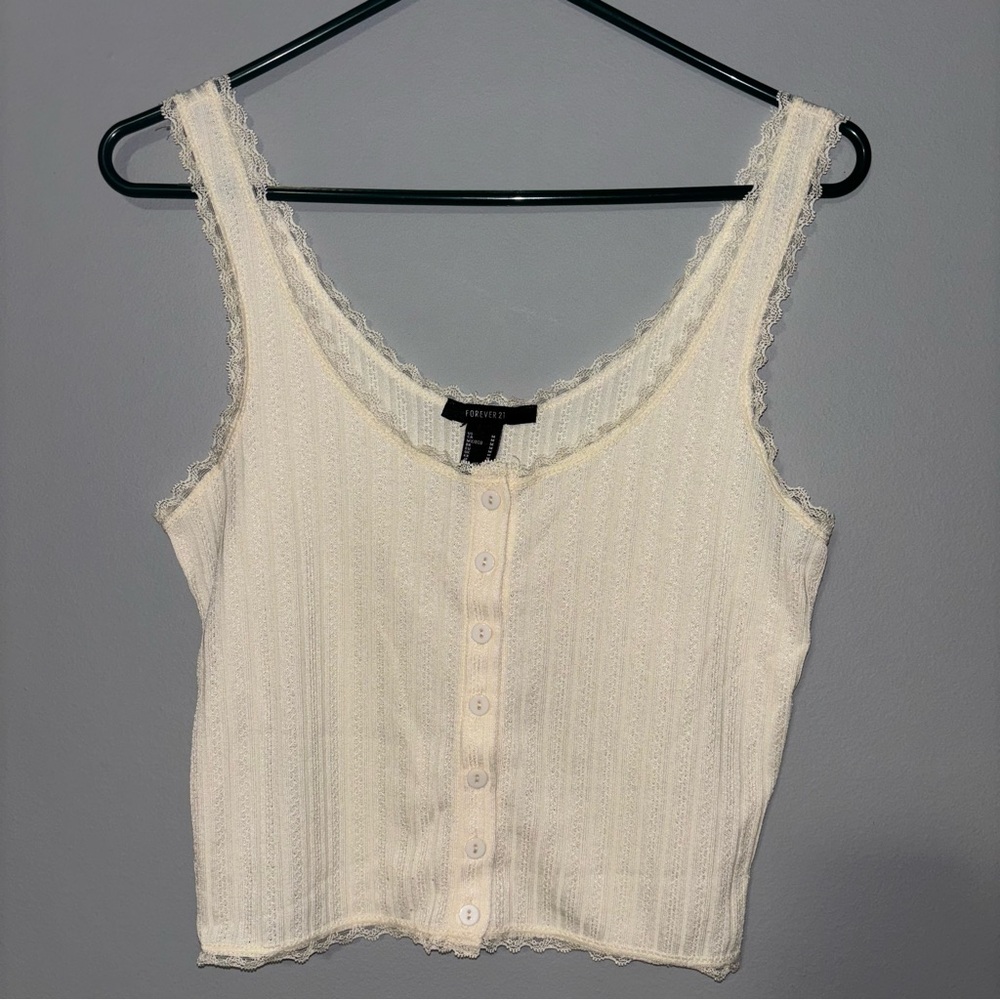 Forever 21 Lace Tank Top